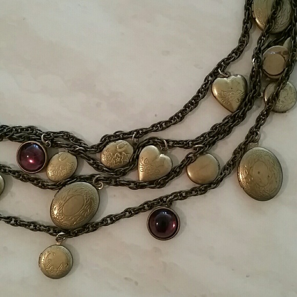 ANTIQUE LOCKET NECKLACE - Picture 2 of 8